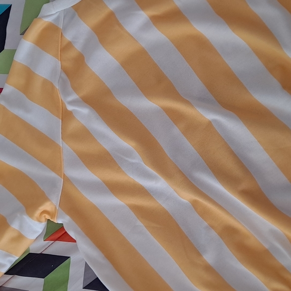 SHEIN...size XL...yellow white striped. NEW - Picture 4 of 5